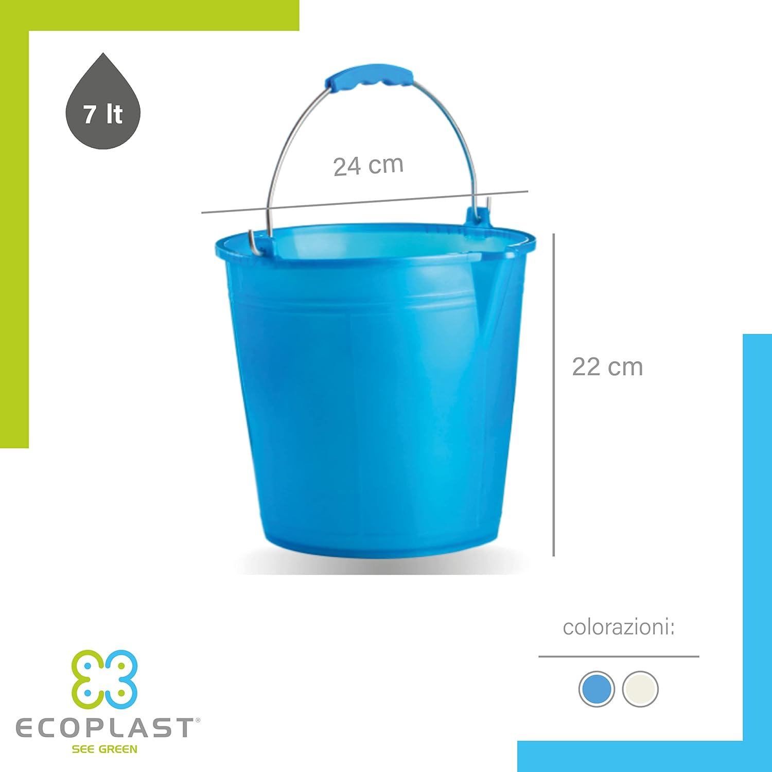 SECCHIO COMUNE CON BECCO Lt. 7  - ECOPLAST
