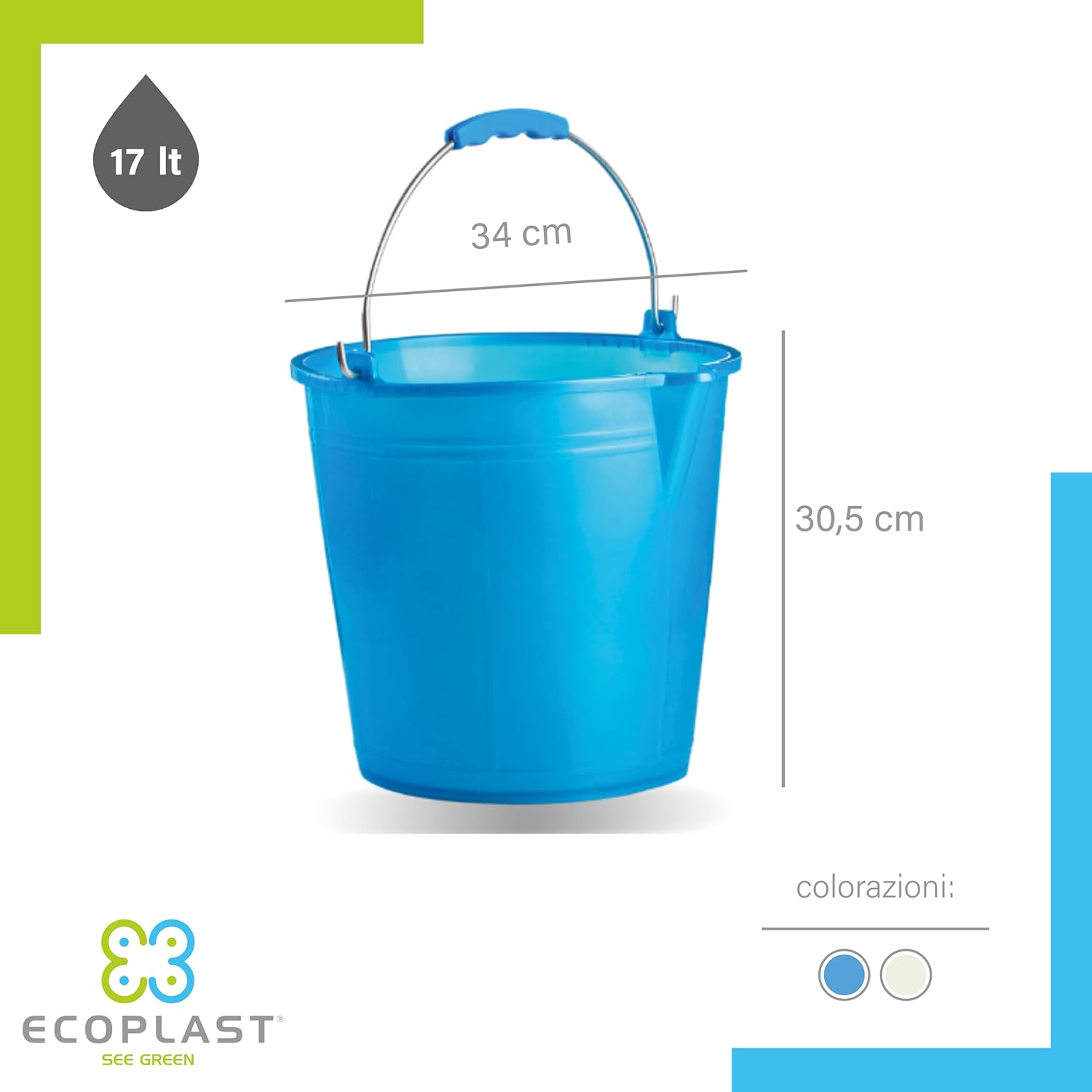 SECCHIO COMUNE CON BECCO Lt. 17  - ECOPLAST