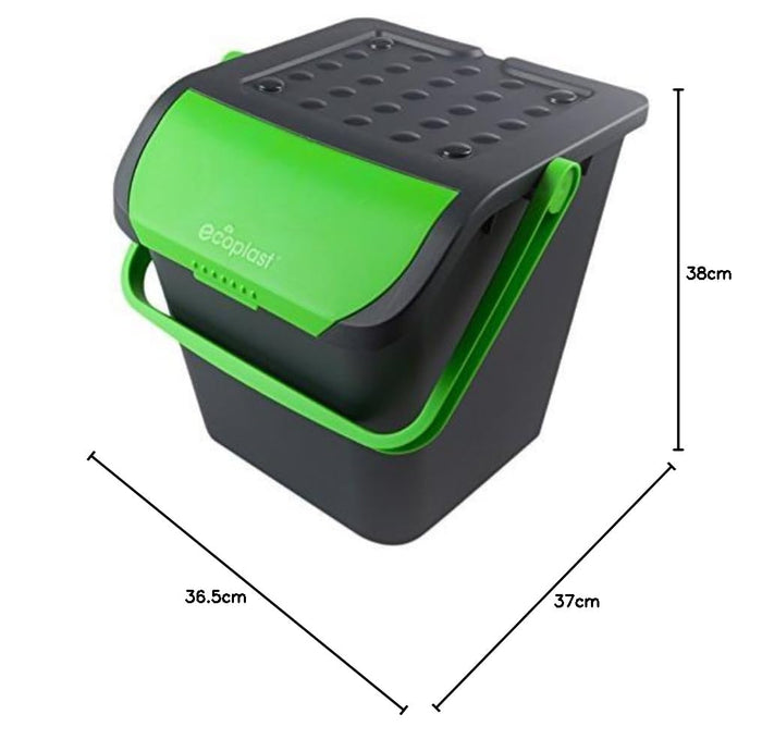 PATTUMIERA PER RACCOLTA DIFFERENZIATA 'ECOLOGIC' 28 lt. - cm 38 x  36,5 x  h 37  - ECOPLAST