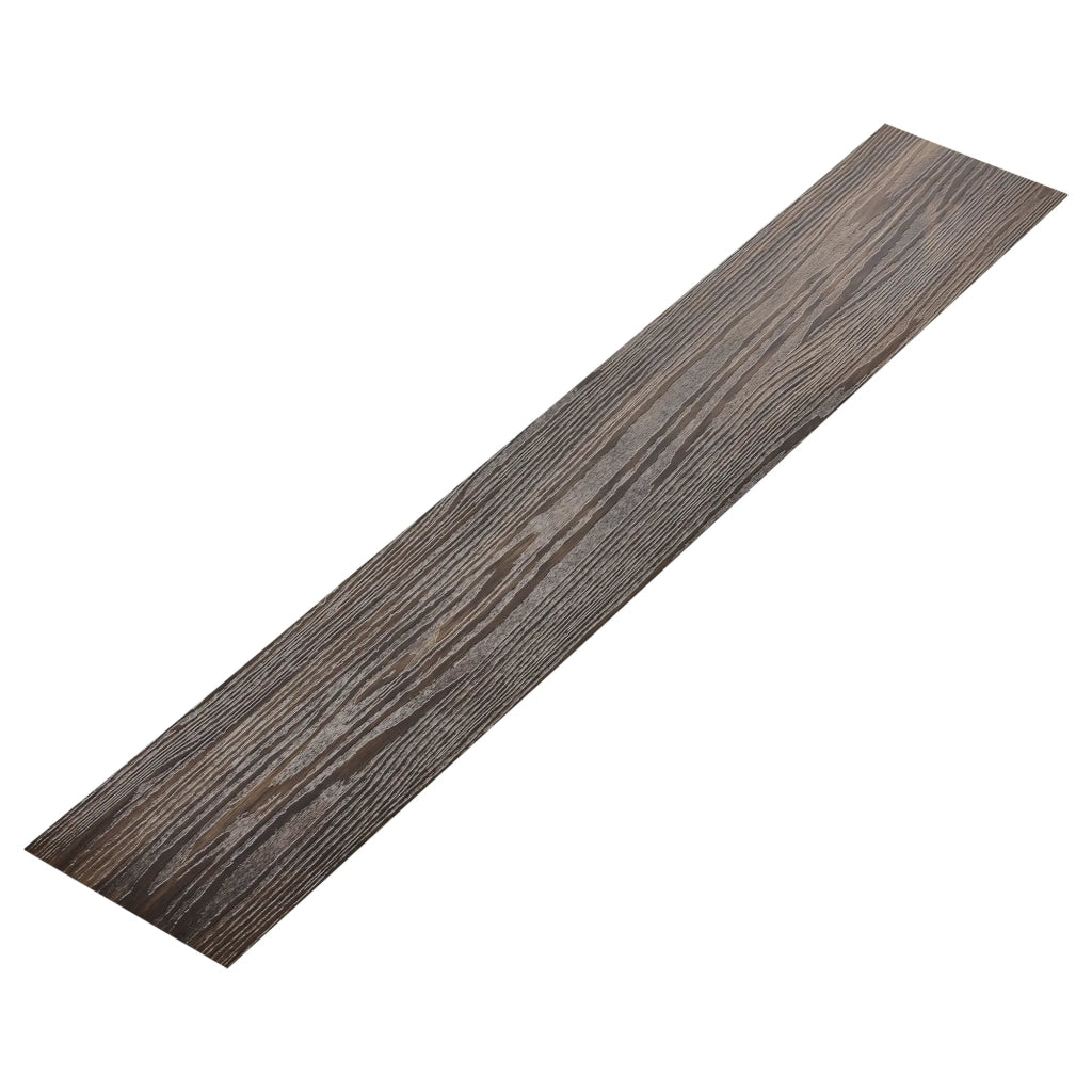 Doghe in vinile laminato PVC 42 pezzi 5,85 m² rovere affumicato 03_0007207