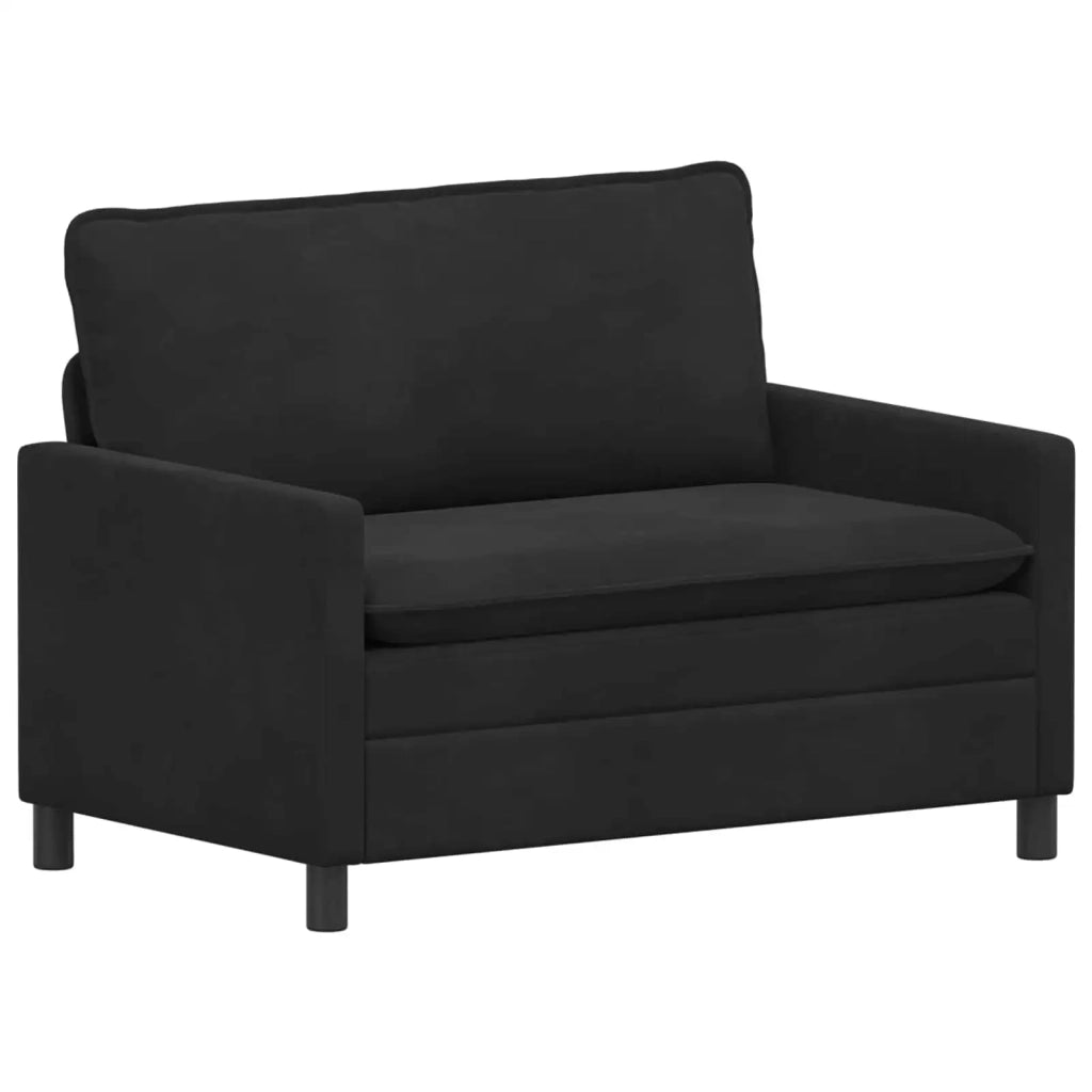 Set di divani 2 pz Nero Velluto 3417030