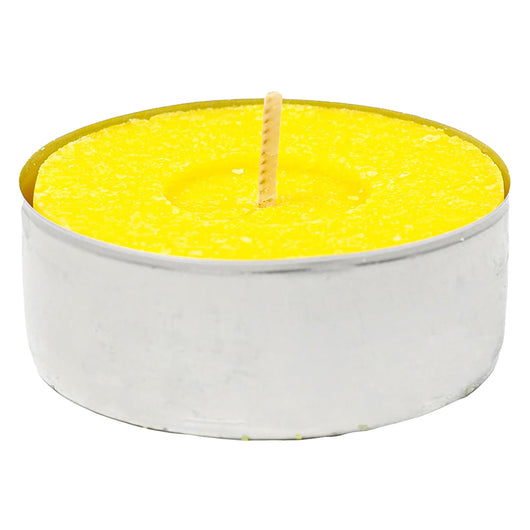 CANDELA CON CITRONELLA 'TEALIGHT' blister da 10 pezzi - d.3,6 x H.1,7 cm- 24 blister  - Senza Marca