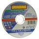 MOLA ABRASIVA PER ALLUMINIO ø 115 x 1,6- 50 pezzi  - GRINDING