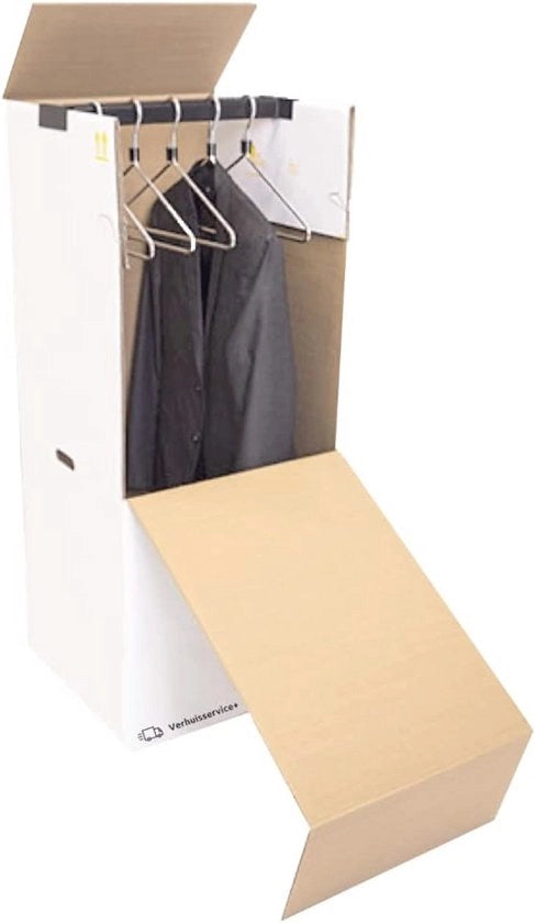 Scatola di Trasporto Extra Spessa per Abbigliamento - Scatola di Vestiti con Maniglia - 102x50x50cm