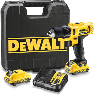 TRAPANO AVVITATORE 2 BATTERIE LITIO 10,8V 2AH (DCD710D2-QW)- - 2 batterie al Litio da 2Ah - 1 pezzi DEWALT