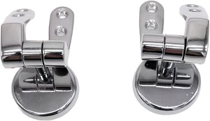 Utilia CERNIERA IN OTTONE CROMATO PER SEDILE WC IN LEGNO cod. 22295 PZ. 2