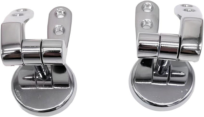 Utilia CERNIERA IN OTTONE CROMATO PER SEDILE WC IN LEGNO cod. 22295 PZ. 2