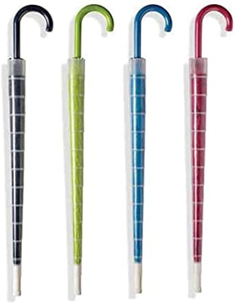 OMBRELLO PIOGGIA SALVAGOCCIA - PL/METALLO 8 STECCHE AUTOMATICO CM 122- 3 pezzi