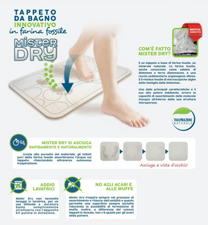 TAPPETINO DA BAGNO MR DRY FANTASIE BOLLE- cm. 45 x 35 - H. 0.9- DHIMP- pezzi 1