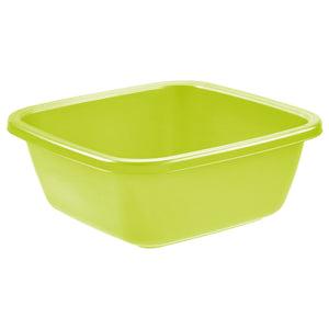 BACINELLA QUADRA 38 x 38 h.15 cm / 14 lt - verde lime  - TONTARELLI
