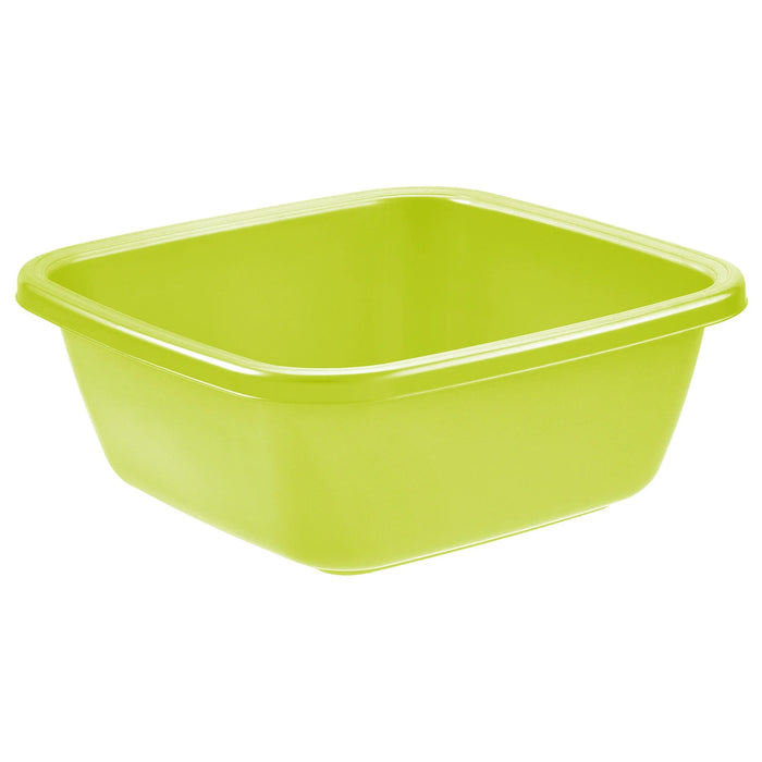 BACINELLA QUADRA 34 x 34 h.13,5 cm / 9 lt - verde lime  - TONTARELLI