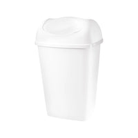 BIDONE IMMONDIZIA 'GRACE' Lt 25 - cm 32,5 x 25,5 x h 52 bianca  - TONTARELLI