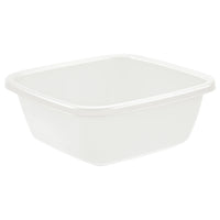 BACINELLA QUADRA 38 x 38 h.15 cm / 14 lt - bianca  - TONTARELLI