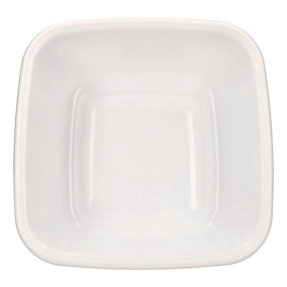 BACINELLA QUADRA 30 x 30 h.12 cm / 6 lt - panna  - TONTARELLI
