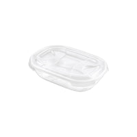 CONTENITORE RETTANGOLARE IN PLASTICA 'FRIGO BOX' lt0,5 cm 17x12xh.4,7 acqua trasp.  - TONTARELLI