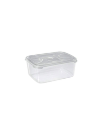CONTENITORE RETTANGOLARE IN PLASTICA 'FRIGO BOX' lt6,8 cm 31x24xh.13,4 nuvola  - TONTARELLI