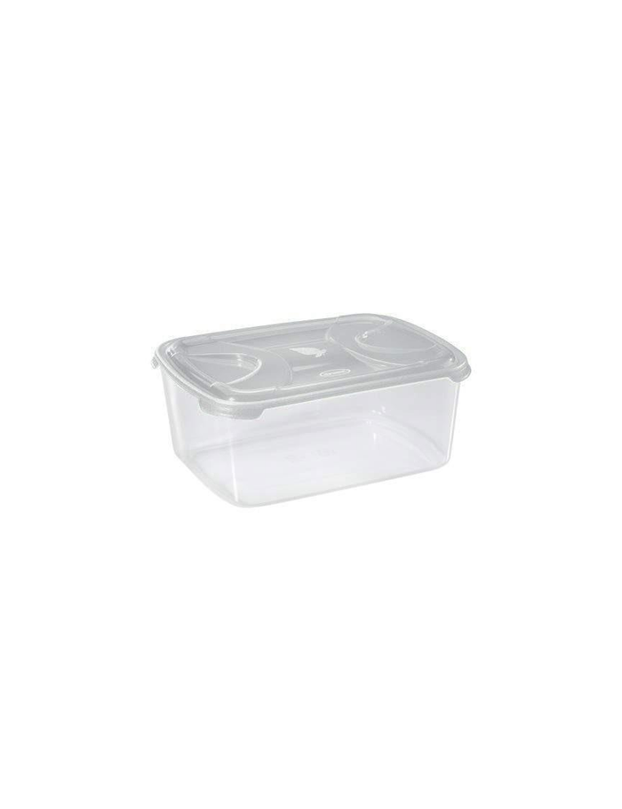 CONTENITORE RETTANGOLARE IN PLASTICA 'FRIGO BOX' lt6,8 cm 31x24xh.13,4 nuvola  - TONTARELLI