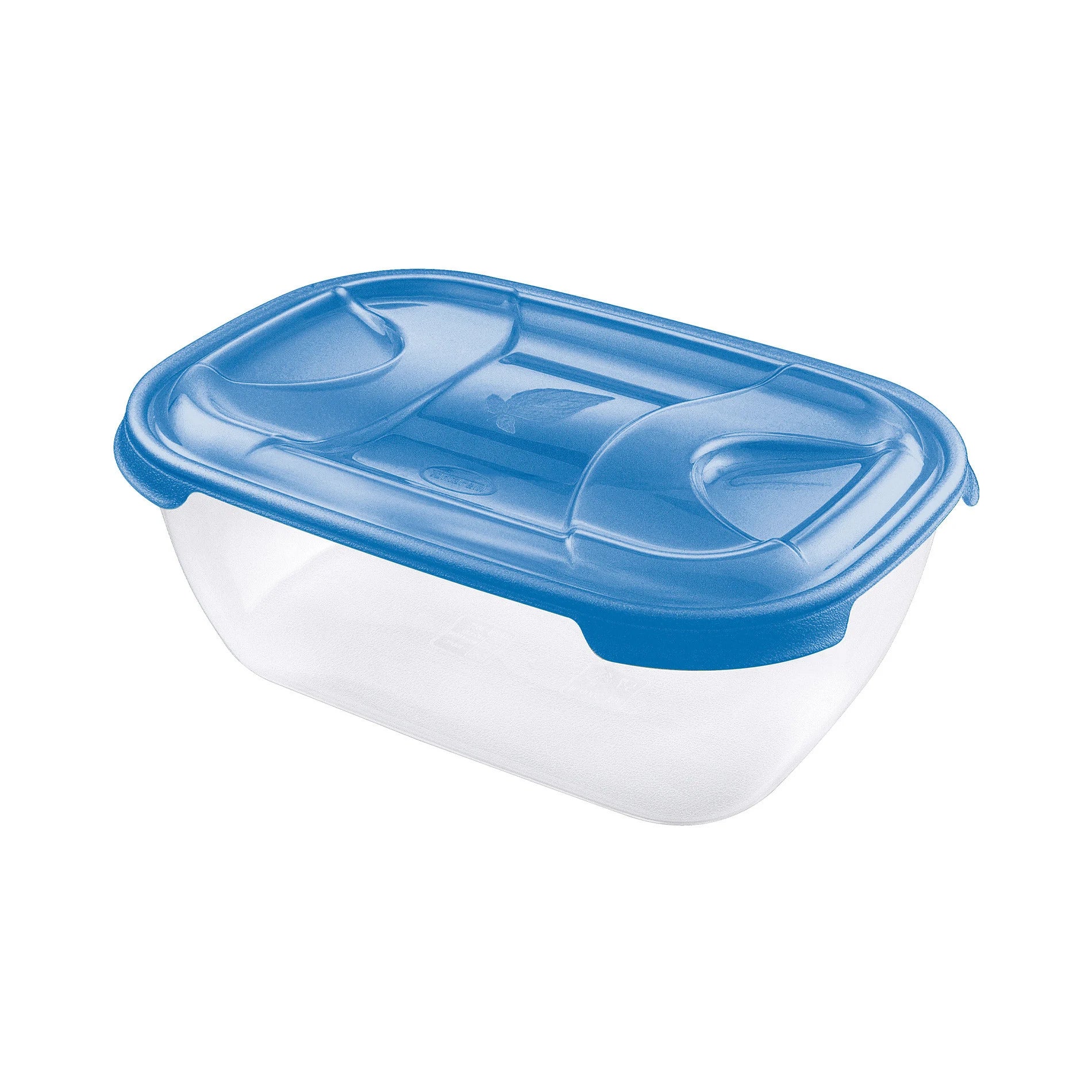 CONTENITORE RETTANGOLARE IN PLASTICA 'FRIGO BOX' lt3 cm 26,4x18,5xh.10,2 acqua trasp  - TONTARELLI