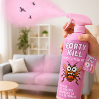 Insetticida zanzare giardino repellente fortykill protezione acari 4 pezzi