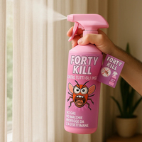 Insetticida zanzare giardino repellente fortykill protezione acari 4 pezzi
