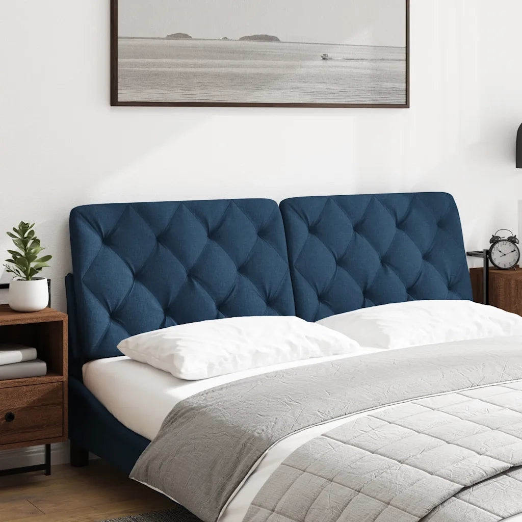 Cuscino Testiera Blu 160 cm in Tessuto 4019232