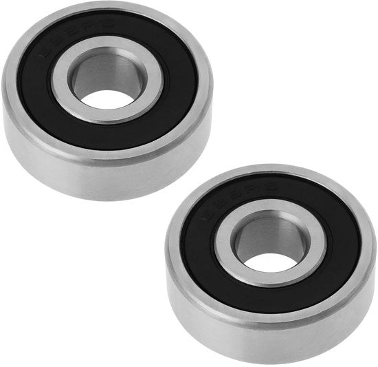 Lager per ruota anteriore - doppia imbottitura - 8 x 24 x 8 mm - Ideale per carrelli elettrici per golf - Qualità di lager di alta gamma - Adatto per prodotti da 40 kg