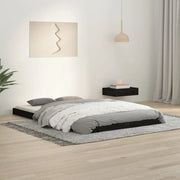 Giroletto Nero 120x190cm Legno Massello Pino 4FT Small Double cod mxl 64493