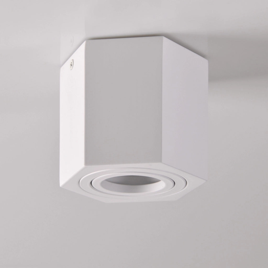 Faretto plafone bianco HEXAGON GU10 1 luce Polux 313171