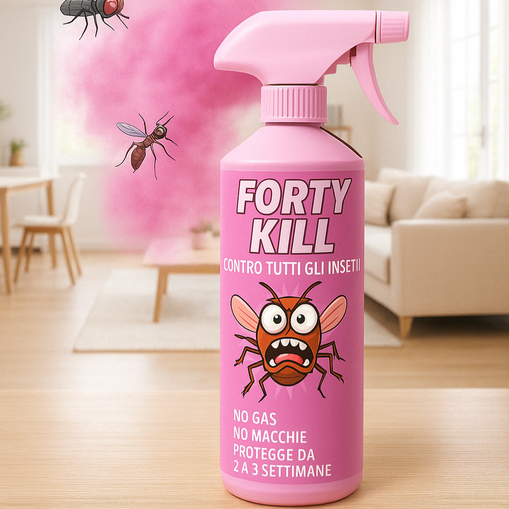Insetticida zanzare giardino repellente fortykill protezione acari 6 pezzi
