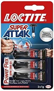 SUPER ATTAK POWER GEL MINO DOSI 3 X GR.1 - 24 pezzi LOCTITE