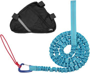 Cavo di ricarica per bicicletta - 4,5 metro - manubrio elastico per bicicletta - capacità di sollevamento 225 kg - cavo di ricarica autoavvolgibile - blu - accessori per bicicletta