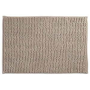 TAPPETO ANTISCIVOLO DA BAGNO CINIGLIA 40X60 CM- Tortora- SPIRE