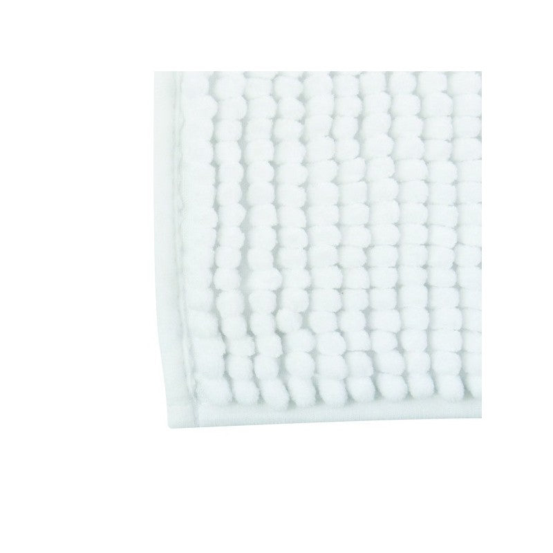 TAPPETO ANTISCIVOLO DA BAGNO CINIGLIA 40X60 CM- Bianco- SPIRE- pezzi 1