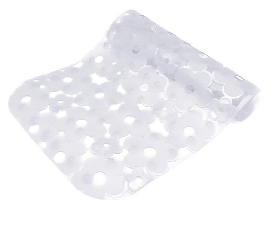 TAPPETO ANTISCIVOLO PER VASCA MOD. MARGHERITA CM 72 X 36- Cristallo- DH- pezzi 1