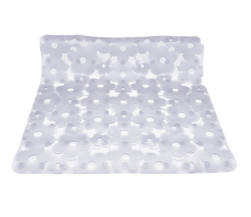 TAPPETO ANTISCIVOLO PER DOCCIA MOD. MARGHERITA CM 52x52- Cristallo- DH
