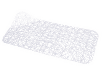 TAPPETO ANTISCIVOLO PER VASCA MOD. LUX  CM 72x36- Cristallo- DH- pezzi 1