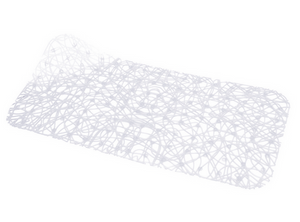 TAPPETO ANTISCIVOLO PER VASCA MOD. LUX  CM 72x36- Cristallo- DH- pezzi 1