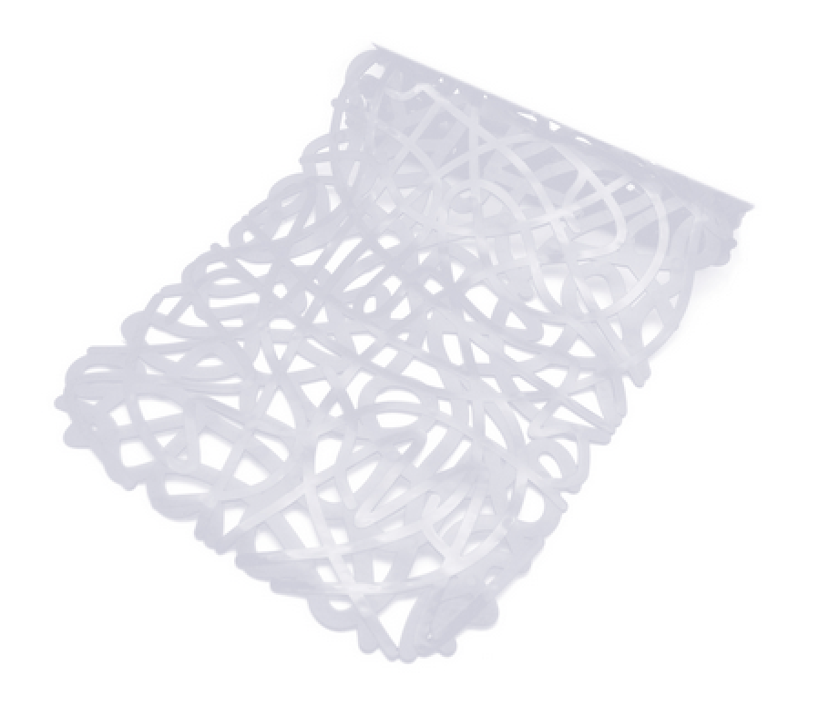 TAPPETO ANTISCIVOLO PER VASCA MOD. MIX  CM 72x36- Cristallo- DH