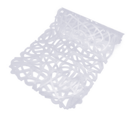 TAPPETO ANTISCIVOLO PER VASCA MOD. MIX  CM 72x36- Cristallo- DH