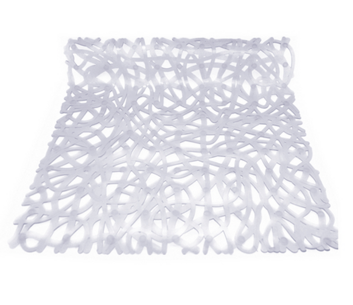 TAPPETO ANTISCIVOLO PER DOCCIA MOD. MIX  CM 52x52- Cristallo- DH- pezzi 1