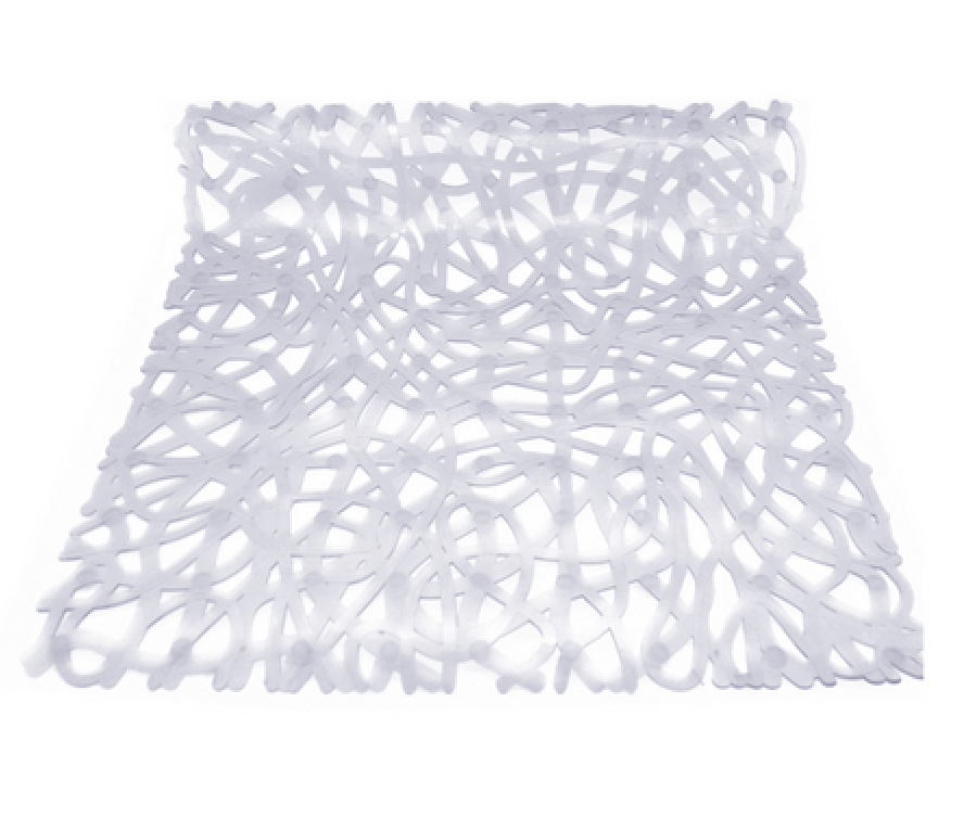 TAPPETO ANTISCIVOLO PER DOCCIA MOD. MIX  CM 52x52- Cristallo- DH- pezzi 1