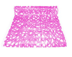 TAPPETO ANTISCIVOLO PER DOCCIA MOD. MIX  CM 52x52- Fucsia- DH- pezzi 1