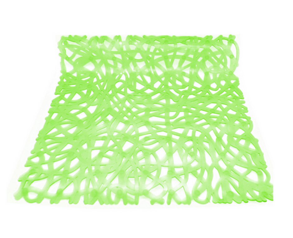 TAPPETO ANTISCIVOLO PER DOCCIA MOD. MIX  CM 52x52- Verde- DH- pezzi 1