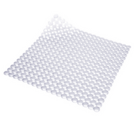 TAPPETO ANTISCIVOLO PER DOCCIA MOD. RONDO'  CM 52X52- Cristallo- DH- pezzi 1