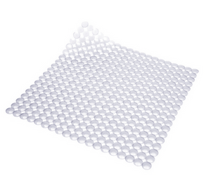 TAPPETO ANTISCIVOLO PER DOCCIA MOD. RONDO'  CM 52X52- Cristallo- DH- pezzi 1