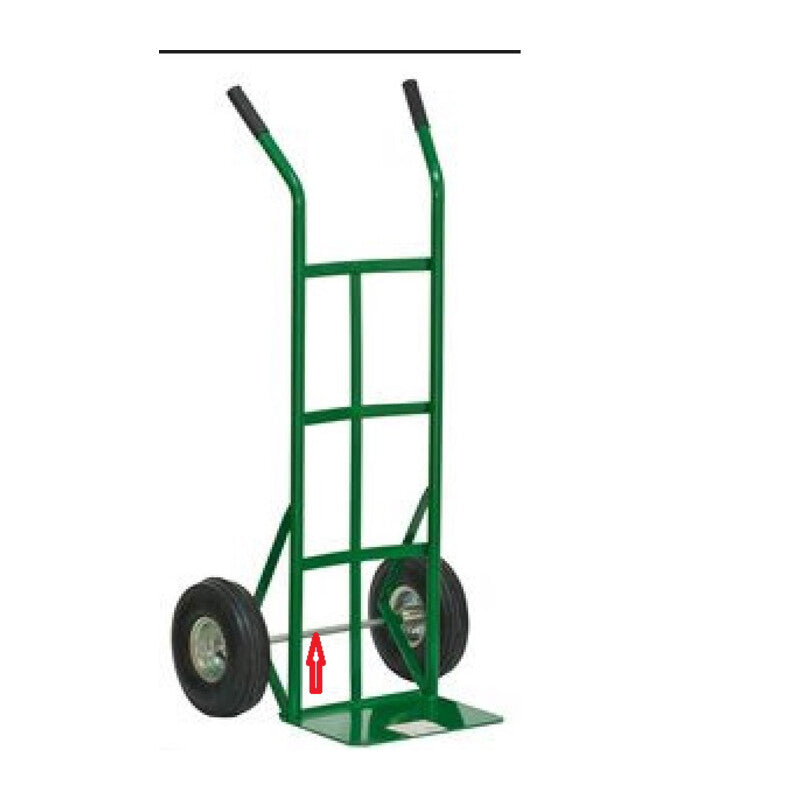 SOLO ASSE RUOTE X CARRELLO PORTASACCHI-15162- 1,0 pz