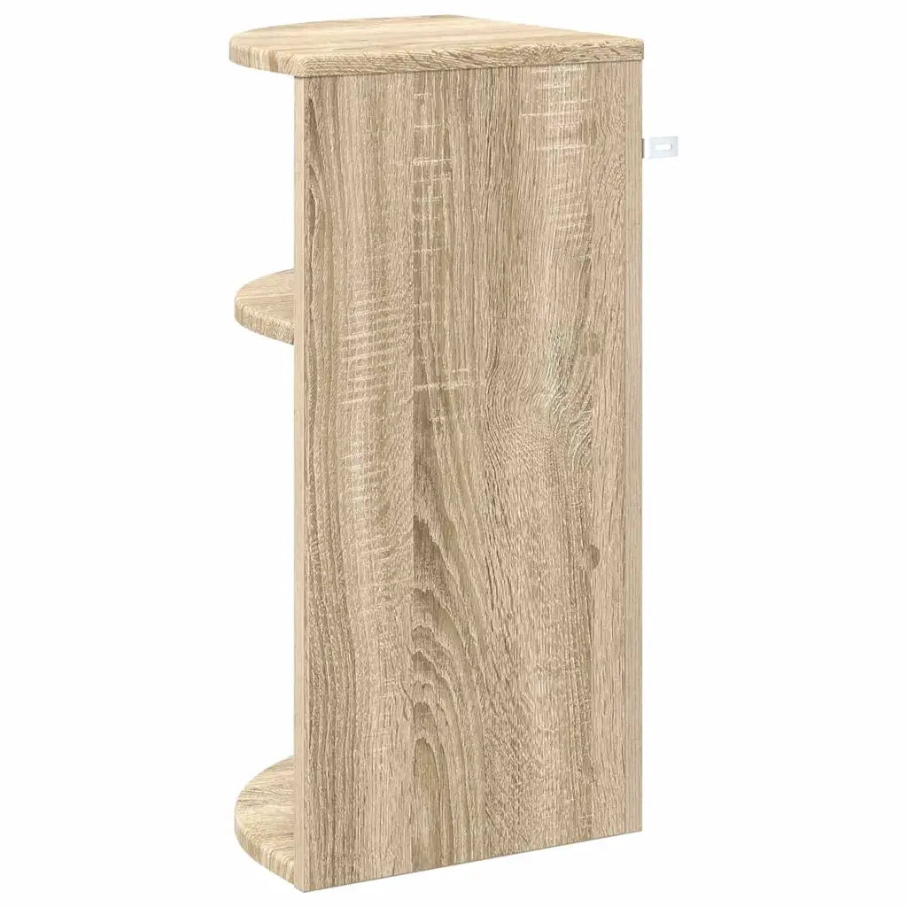 Tavolino Rovere Sonoma 29,6 x 29,6 x 60 cm Legno multistrato 891122