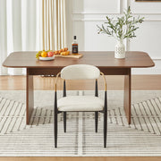 Set 2 Sedie da Pranzo con Cuscini Beige e Struttura in Metallo Nero e Oro