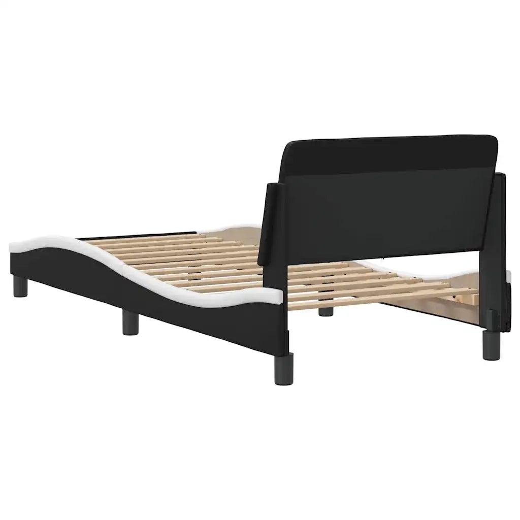 Giroletto Dover Nero e Bianco 80x200 cm in Similpelle 373083