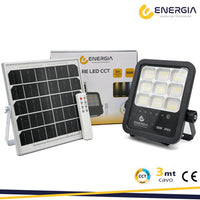 FARO CON PANNELLO SOLARE 50W 550LM CCT TELECOMANDO- 1,0 pz